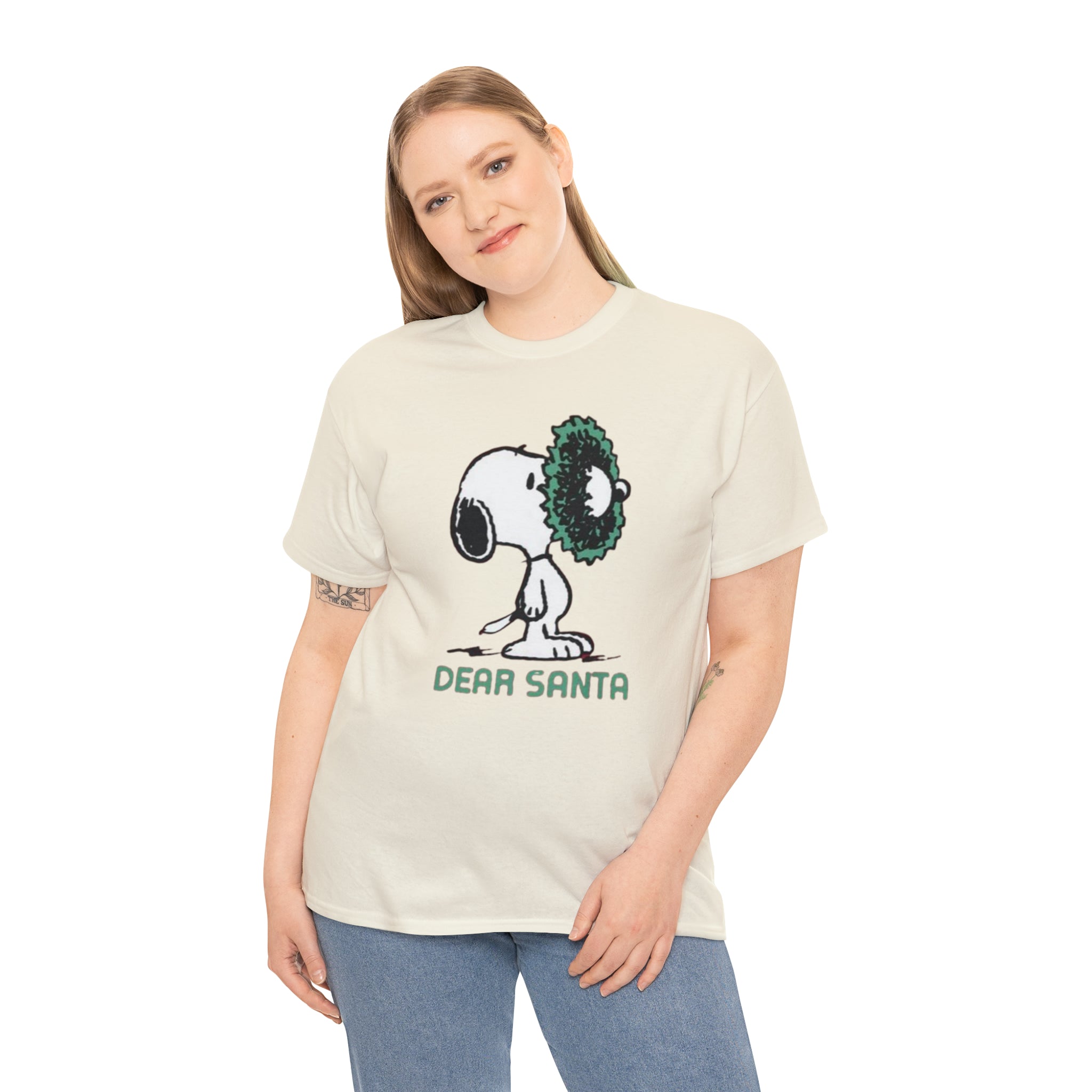 Snoopy- Unisex Heavy Cotton T-Shirt - Creations by Chris and Carlos